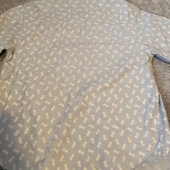 boys pineapple pattern button down button down - Picture 4 of 4